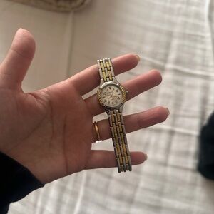 Elegant Two-Tone Women's Watch